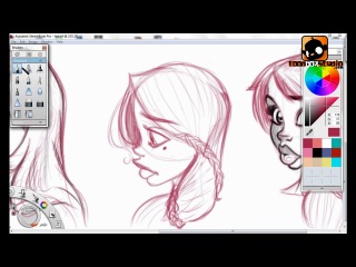 eight-hour video course on pin-up drawing / - how to draw cherry part 1